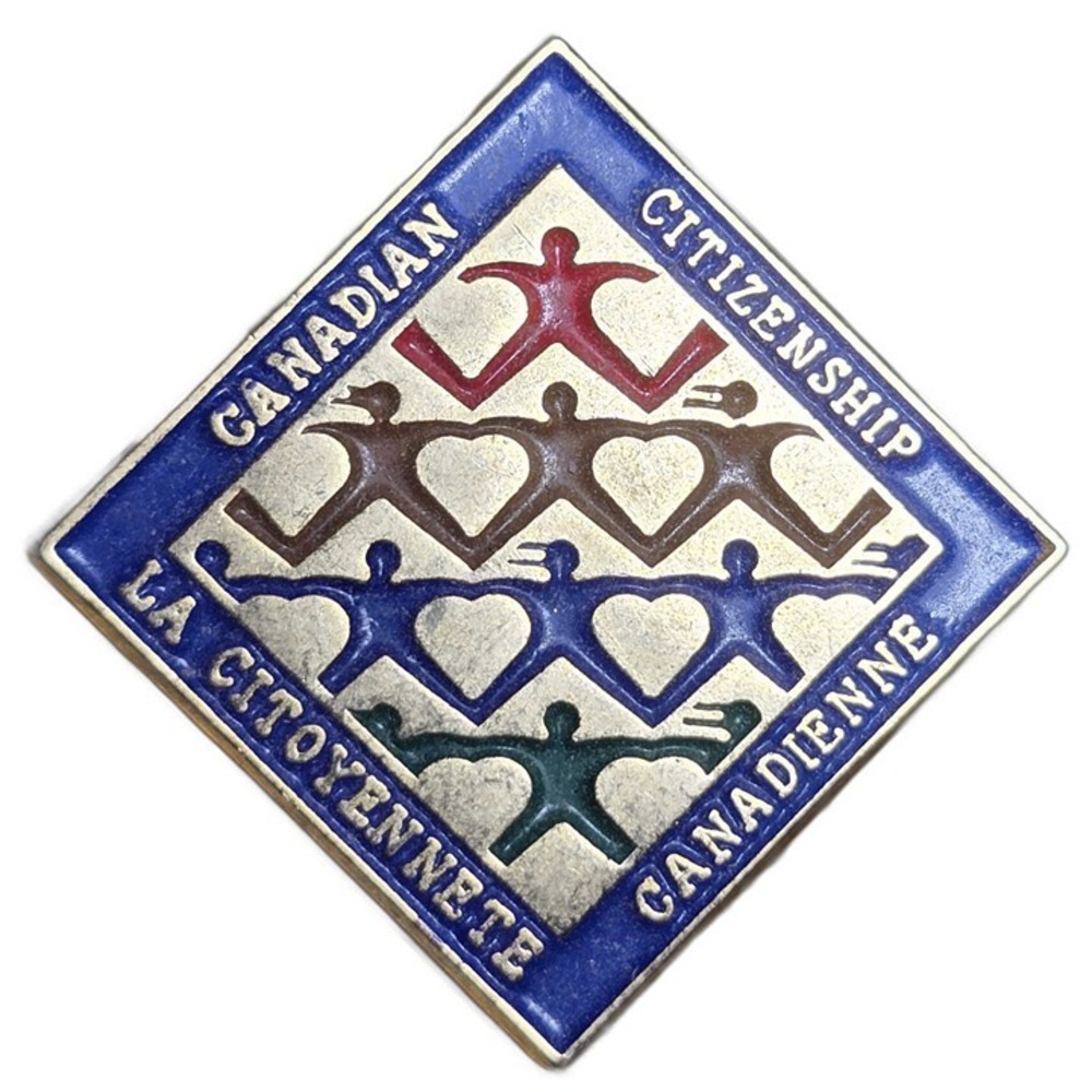 Canadian Citizenship La Citoyenneté Canadienne Lapel Vest Hat Pin D10